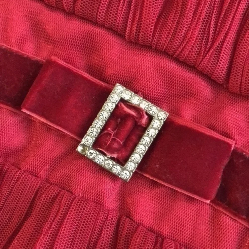 JONA MICHELLE Red Layered Fancy Dress Size 4/5